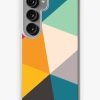 Redbubble Colourful Geometric Triangles (2012) Samsung Galaxy Phone Case Best