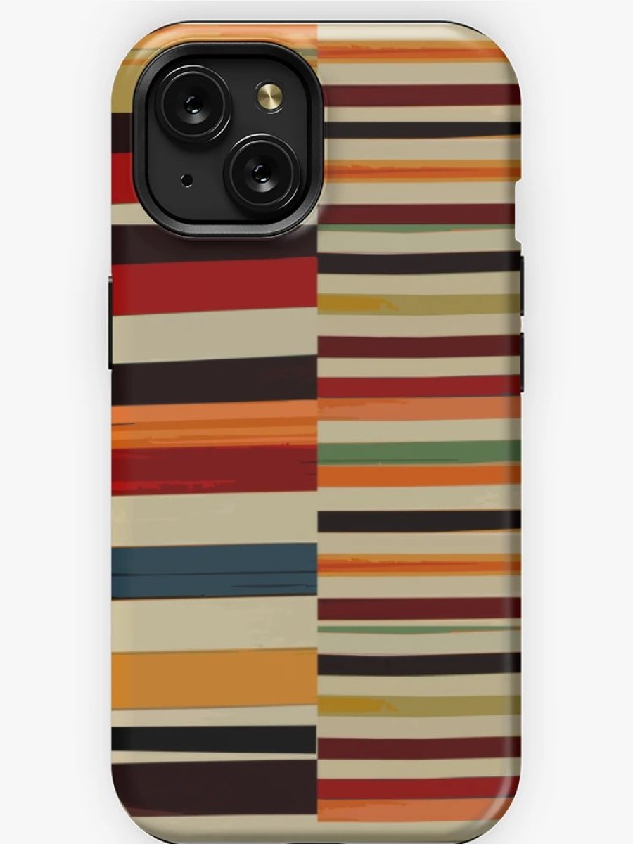 Redbubble Etchnic Scandinavian Pattern - Horizontal Stripes Iphone Case Online