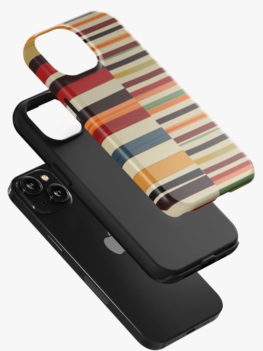 Redbubble Etchnic Scandinavian Pattern - Horizontal Stripes Iphone Case Online