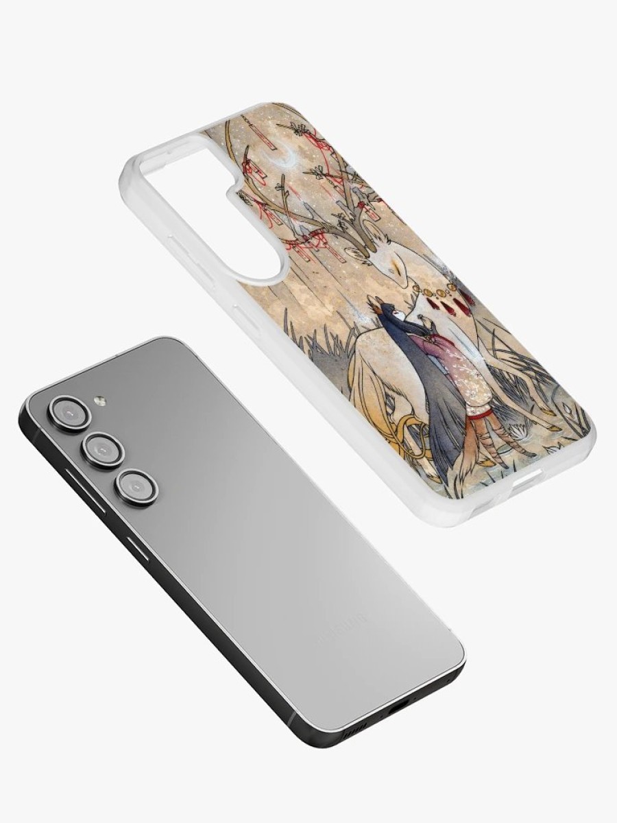 Redbubble The Meeting Of The Fox And Wish Spirit Samsung Galaxy Phone Case Best