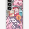 Redbubble A Beautiful Aesthetic Tokyo Street And The Pink Sakura Tree Blossom Samsung Galaxy Phone Case Clearance