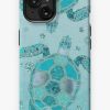 Redbubble Glamour Aqua Turquoise Turtle Underwater Scenery Iphone Case Hot