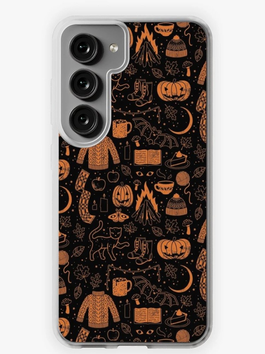 Redbubble Autumn Nights: Halloween Samsung Galaxy Phone Case Best