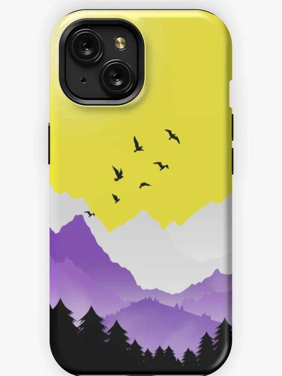 Redbubble Nonbinary Landscape Pride Flag Iphone Case Wholesale