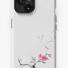 Redbubble Delicate Minimalistic Sakura Branch With Pink Flowers Sumi-E Oriental Artwork Art Print Iphone Case Best