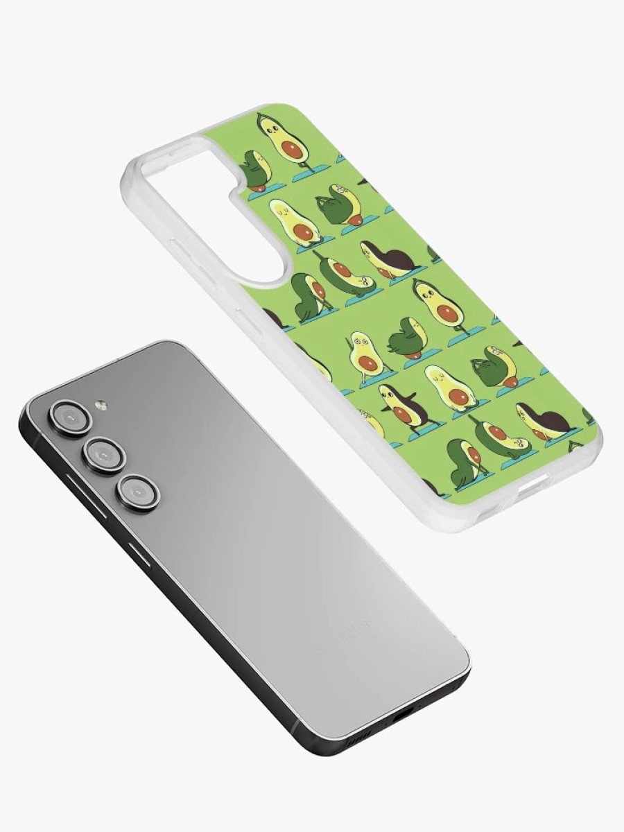 Redbubble Avocado Yoga Samsung Galaxy Phone Case Wholesale