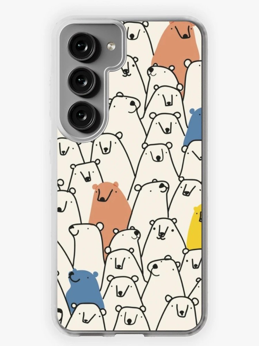 Redbubble Bears Pattern Samsung Galaxy Phone Case New