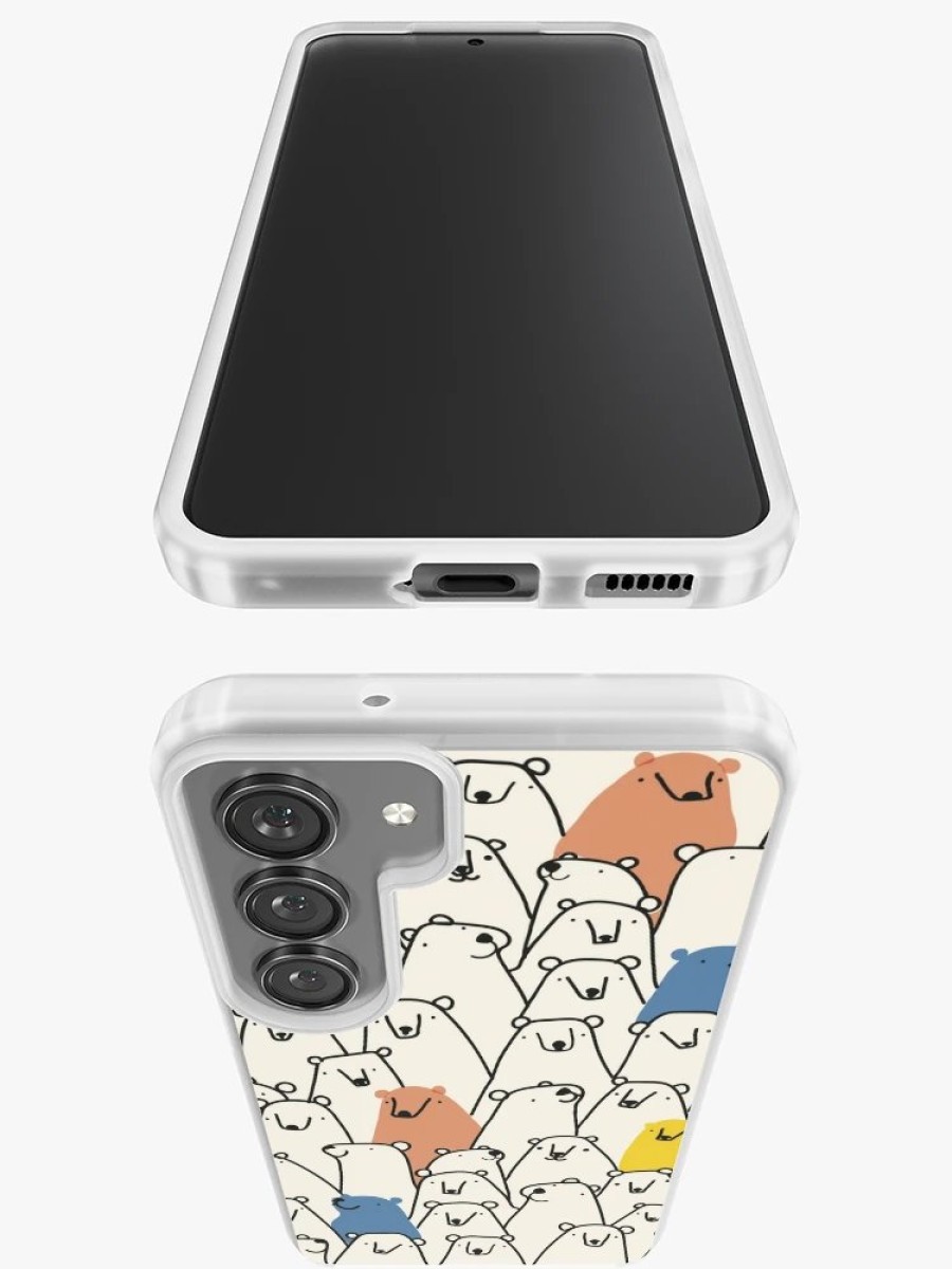 Redbubble Bears Pattern Samsung Galaxy Phone Case New