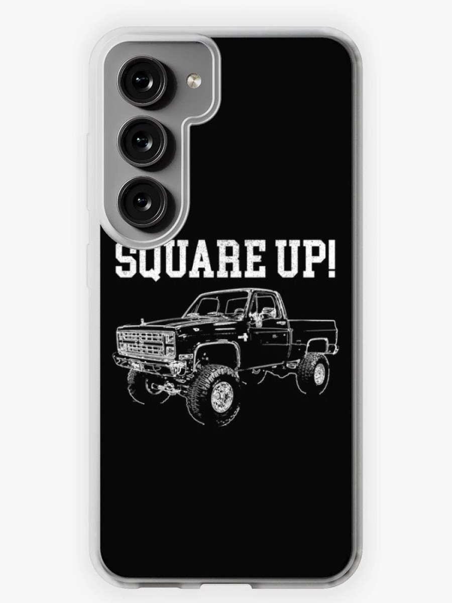 Redbubble 1985 Chevy K10 Silverado 4X4 Square Body Pickup Truck Samsung Galaxy Phone Case Online