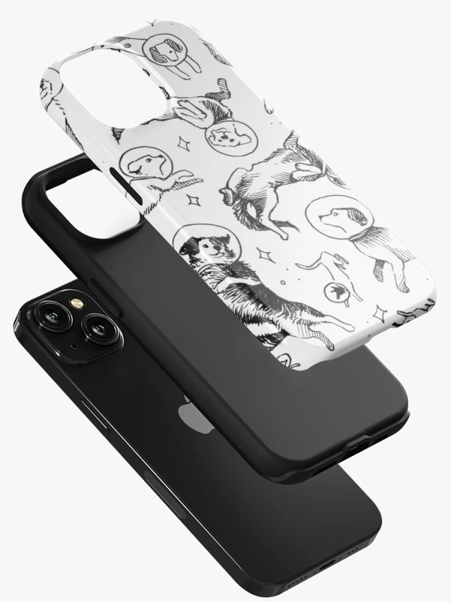 Redbubble Space Dogs Iphone Case New