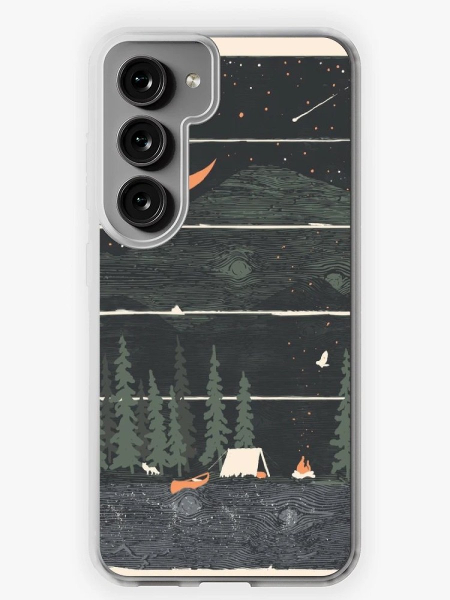 Redbubble Wish I Was Camping... Samsung Galaxy Phone Case Online