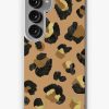 Redbubble Leopard Print Neutral & Gold Palette Samsung Galaxy Phone Case Clearance