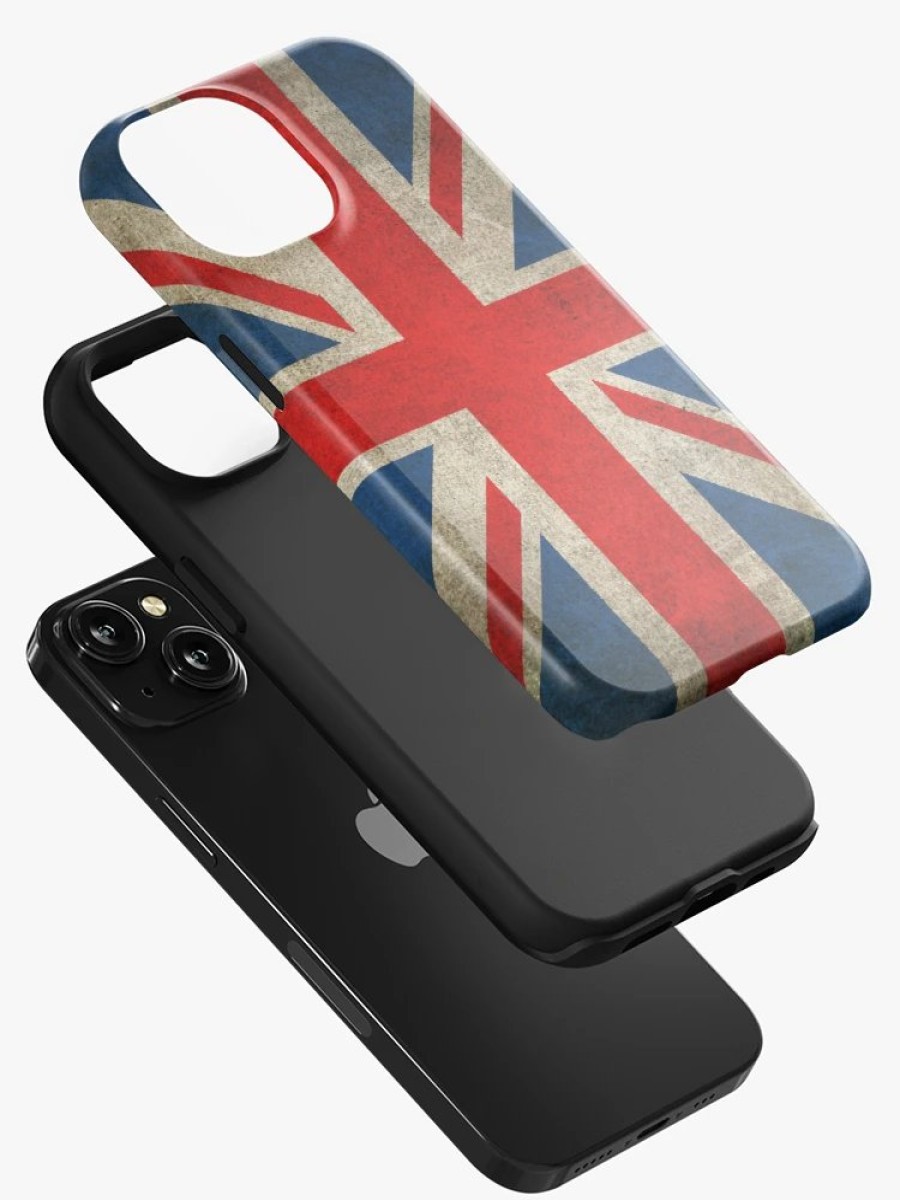 Redbubble Old And Worn Distressed Vintage Union Jack Flag Iphone Case Wholesale