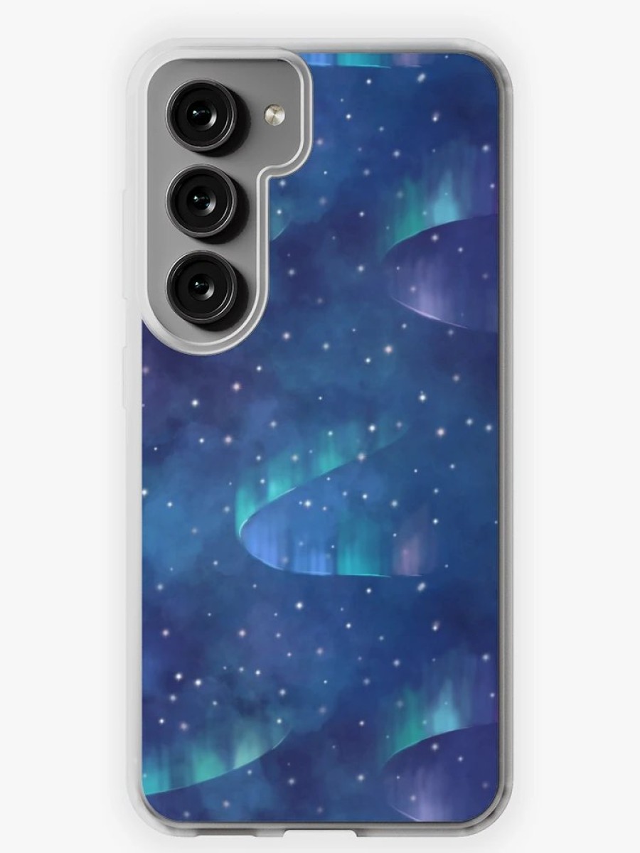 Redbubble Aurora Borealis Samsung Galaxy Phone Case New