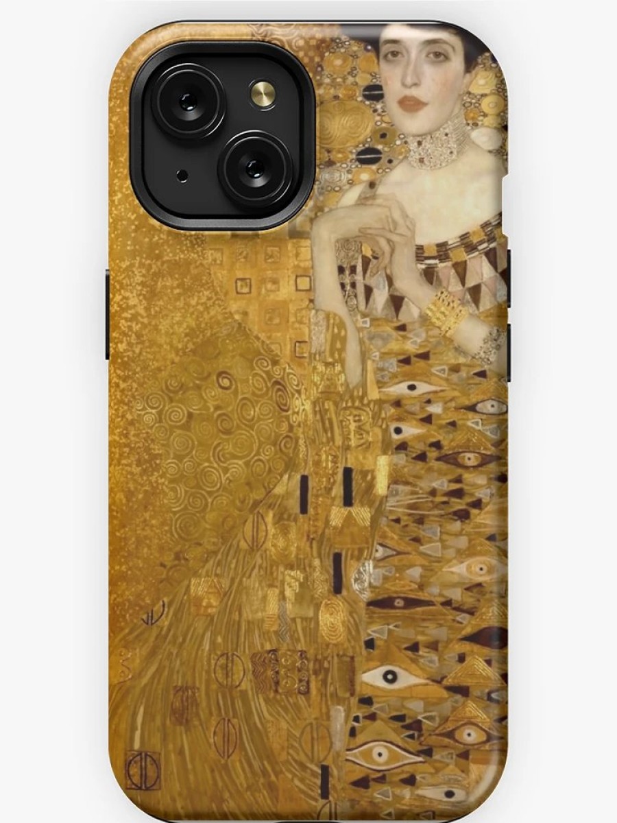 Redbubble Woman In Gold Portrait By Gustav Klimt Iphone Case New