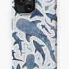 Redbubble Monochrome Blue Watercolour Shark Ocean On White Iphone Case Clearance