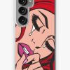 Redbubble Red Crying Comic Girl Samsung Galaxy Phone Case Wholesale