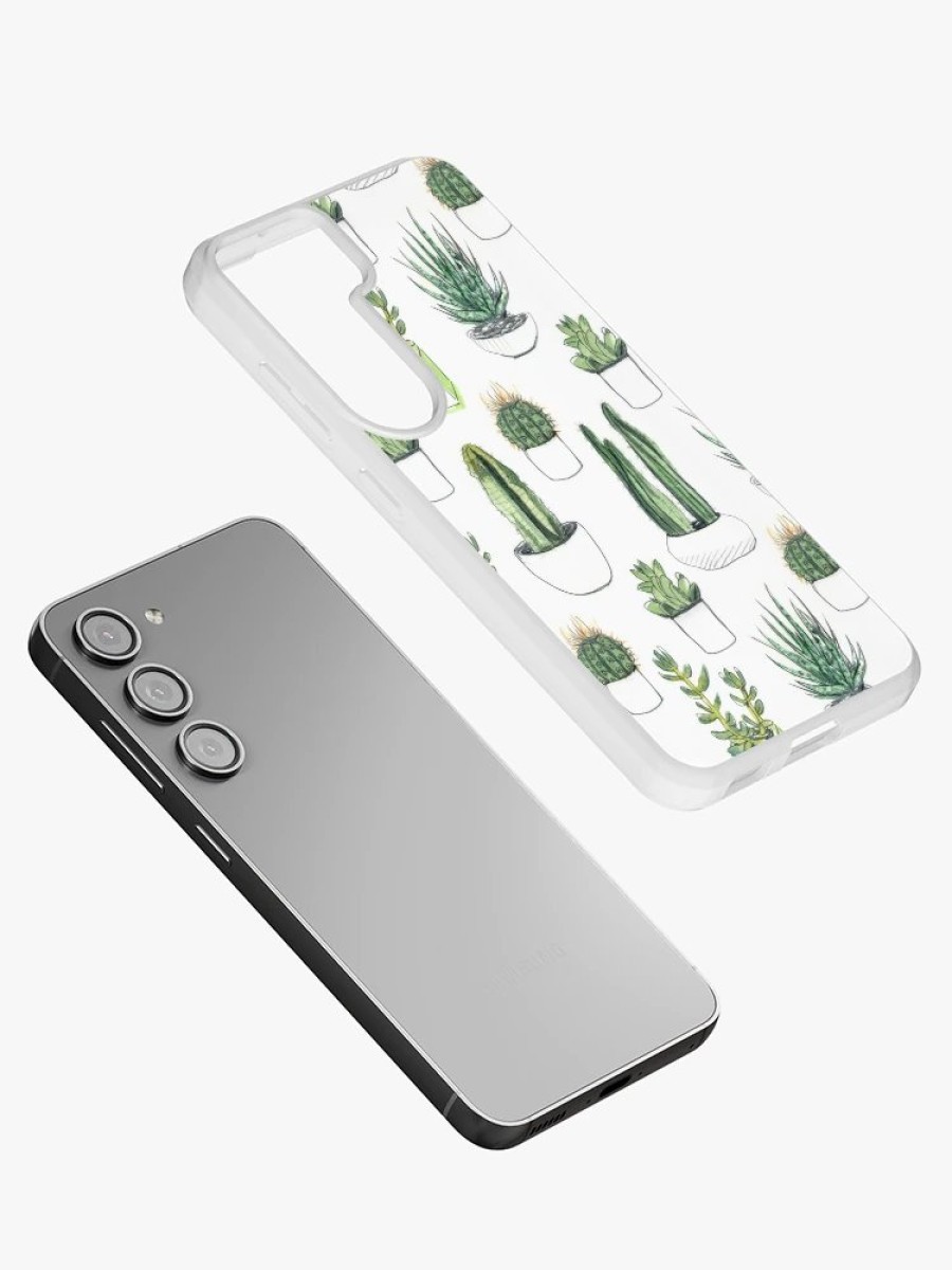 Redbubble Watercolour Cacti & Succulents Samsung Galaxy Phone Case Online