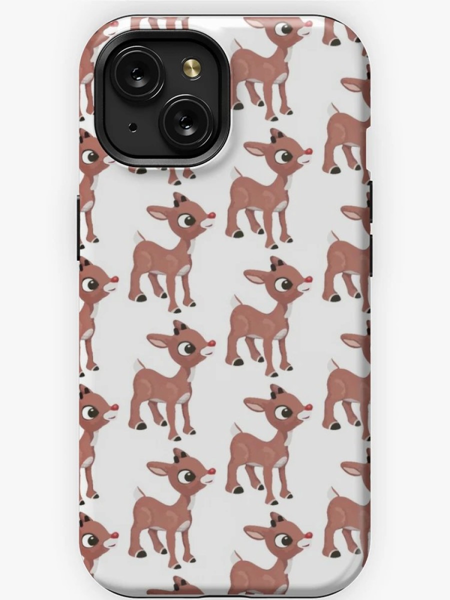 Redbubble Classic Rudolph © Graphicloveshop Iphone Case New