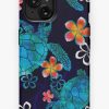 Redbubble Sea Turtle With Flowers Iphone Case New