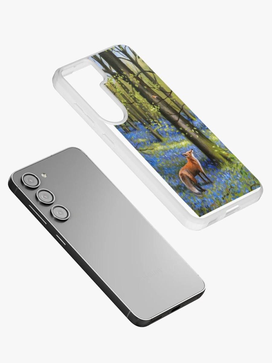 Redbubble At Home In The Bluebell Woods.. Samsung Galaxy Phone Case New