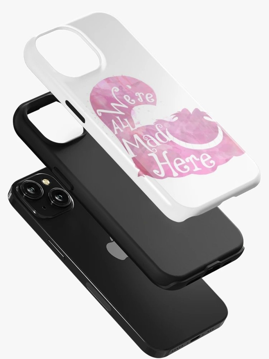 Redbubble We'Re All Mad Here Iphone Case Clearance