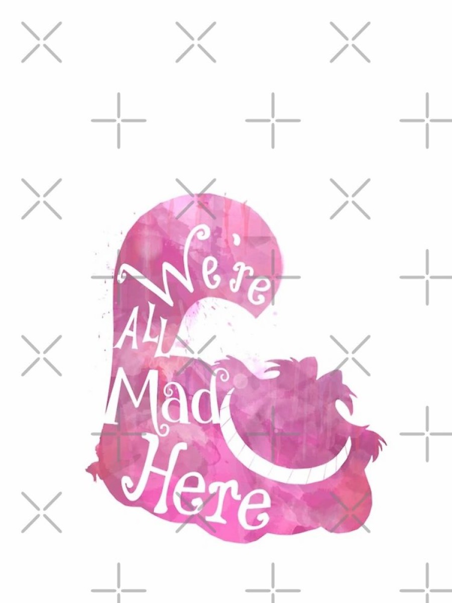 Redbubble We'Re All Mad Here Iphone Case Clearance