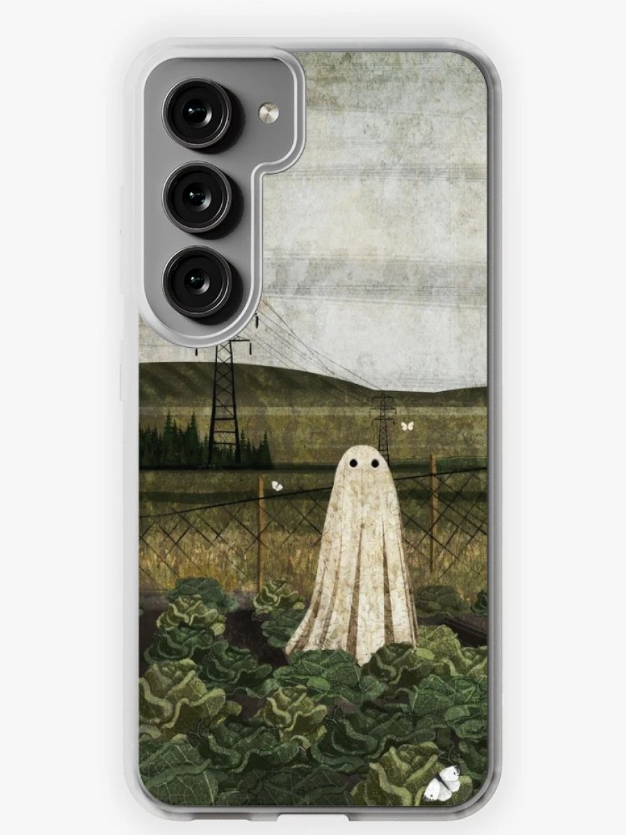 Redbubble There'S A Ghost In The Cabbage Patch Again... Samsung Galaxy Phone Case Clearance