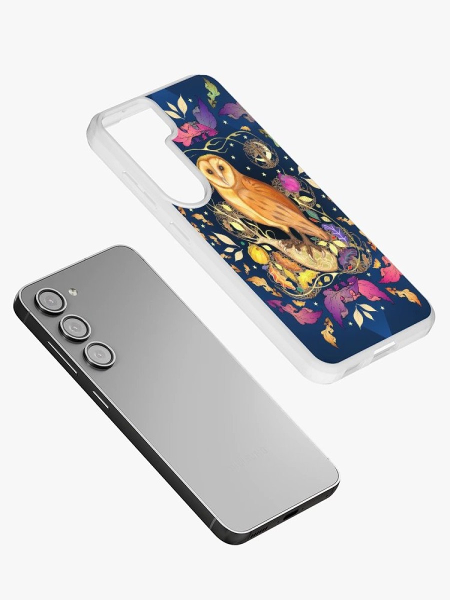 Redbubble Indian Summer Nocturne Barn Owl Samsung Galaxy Phone Case Online