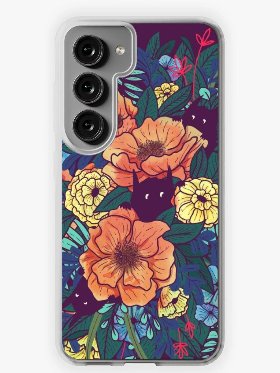 Redbubble Wild Flowers Samsung Galaxy Phone Case Clearance