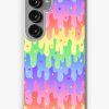 Redbubble Rainbow Slime Samsung Galaxy Phone Case Wholesale