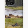 Redbubble Bison At The River - Yellowstone National Park Iphone Case New