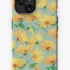 Redbubble Painted Golden Yellow Daisies On Soft Sage Green Iphone Case Hot