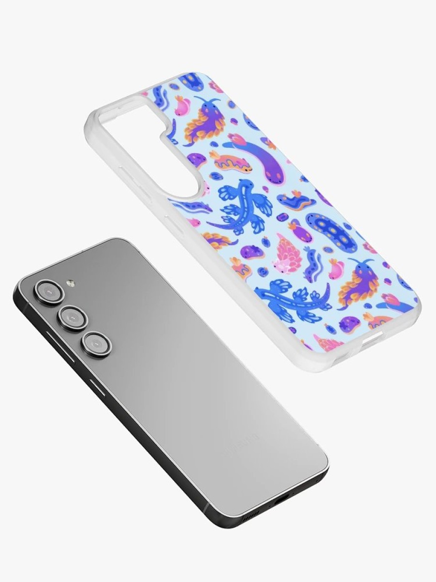 Redbubble Sea Slug - Pastel Blue Samsung Galaxy Phone Case New