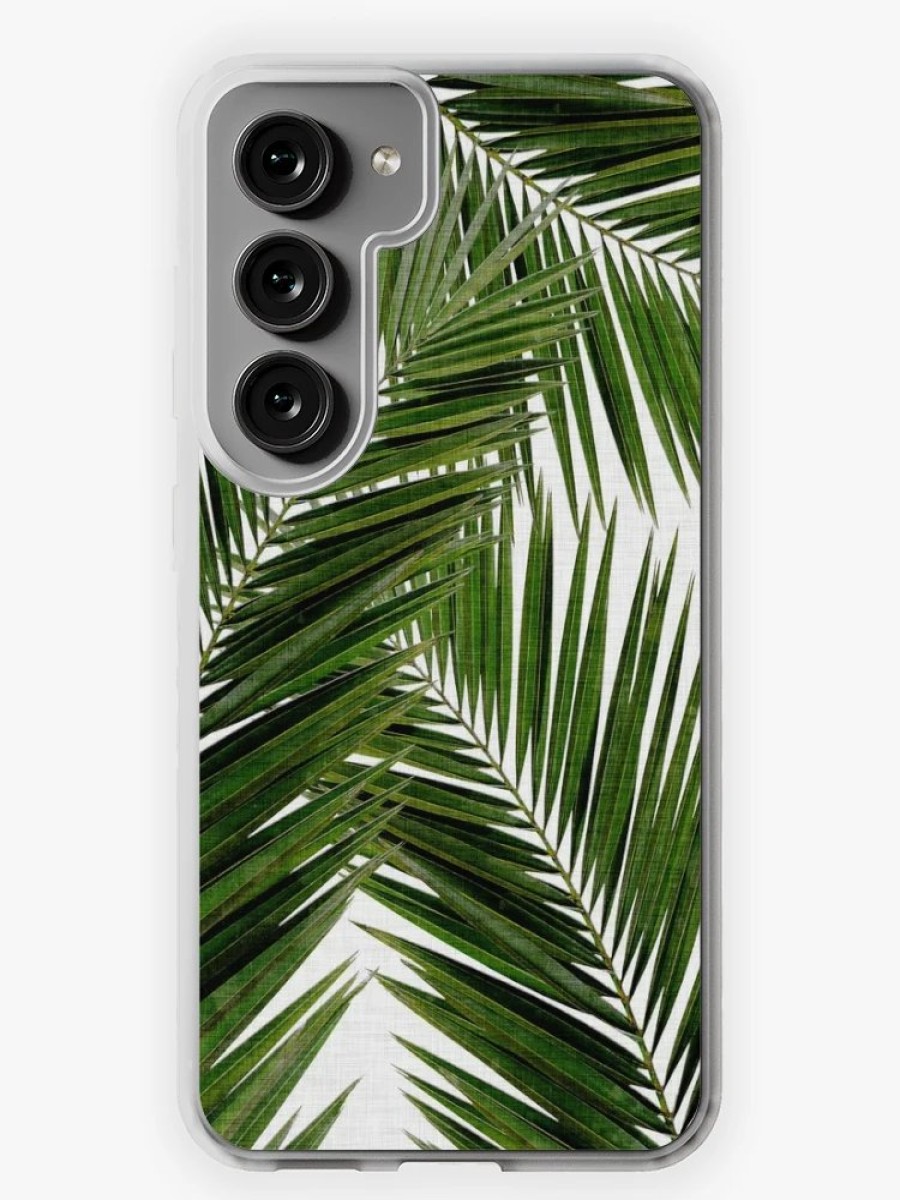 Redbubble Palm Leaf Green Ii Samsung Galaxy Phone Case Clearance