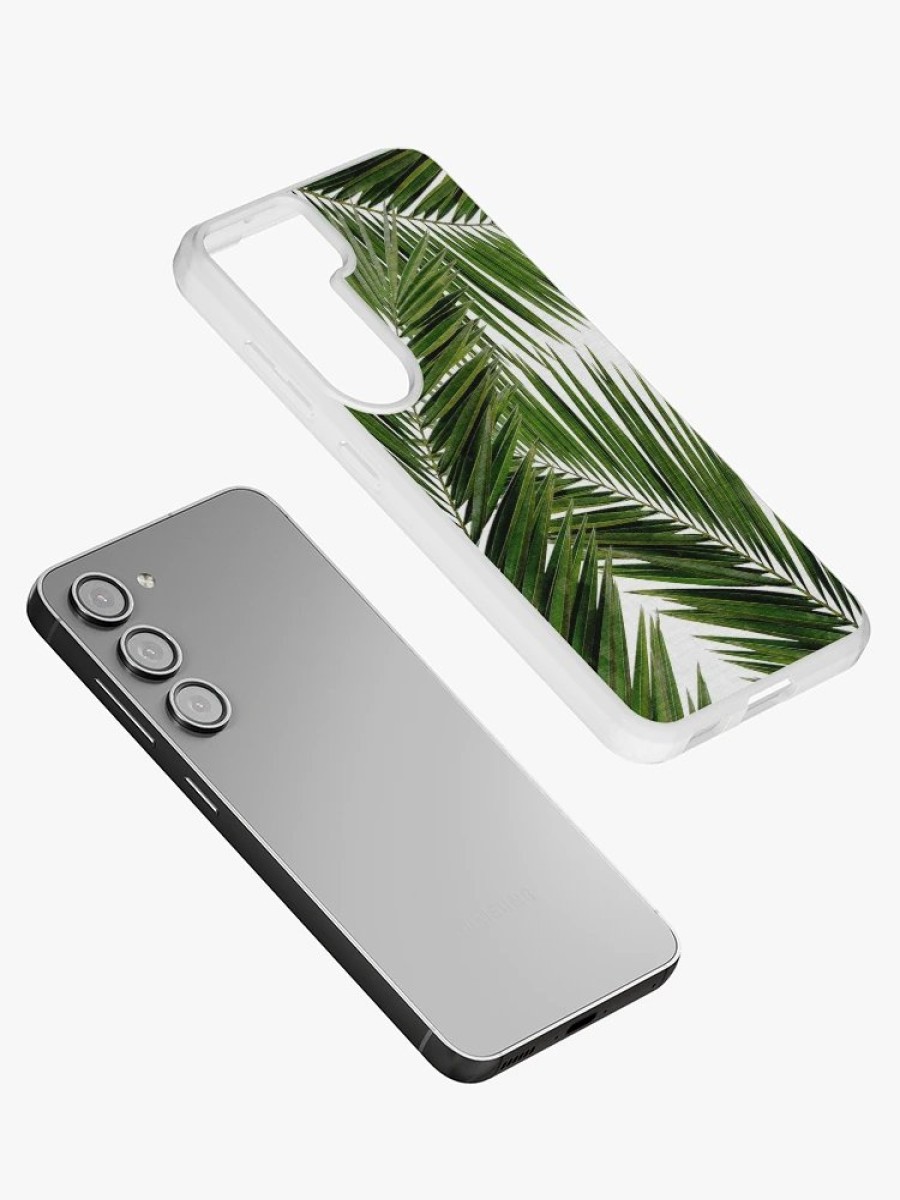 Redbubble Palm Leaf Green Ii Samsung Galaxy Phone Case Clearance