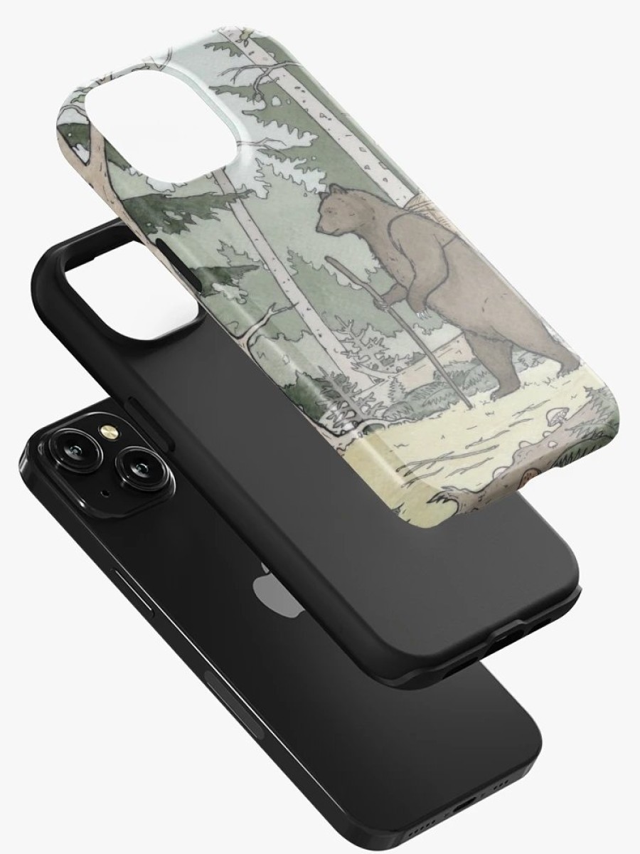 Redbubble Bear In The Woods Iphone Case New