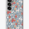 Redbubble Seamless Pattern With Winter Forest, Deer, Owl And Fox. The Scandinavian Style. Samsung Galaxy Phone Case Best