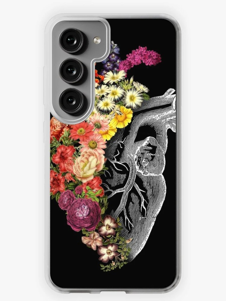 Redbubble Flower Heart Spring By Tobe Fonseca Samsung Galaxy Phone Case Online