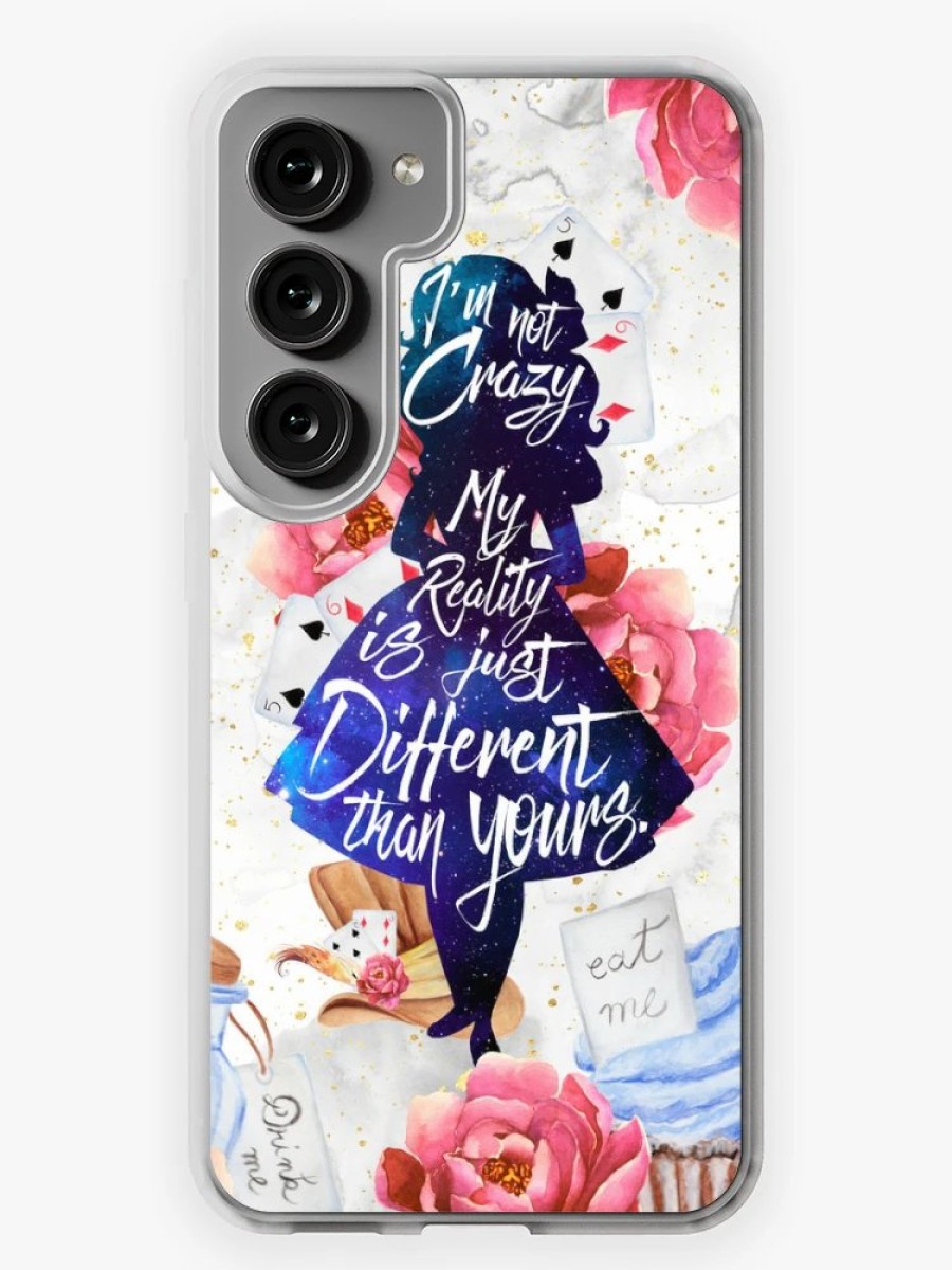 Redbubble Alice - I'M Not Crazy Samsung Galaxy Phone Case Online