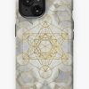 Redbubble Metatron'S Cube In Lotus Sacred Geometry Iphone Case Online