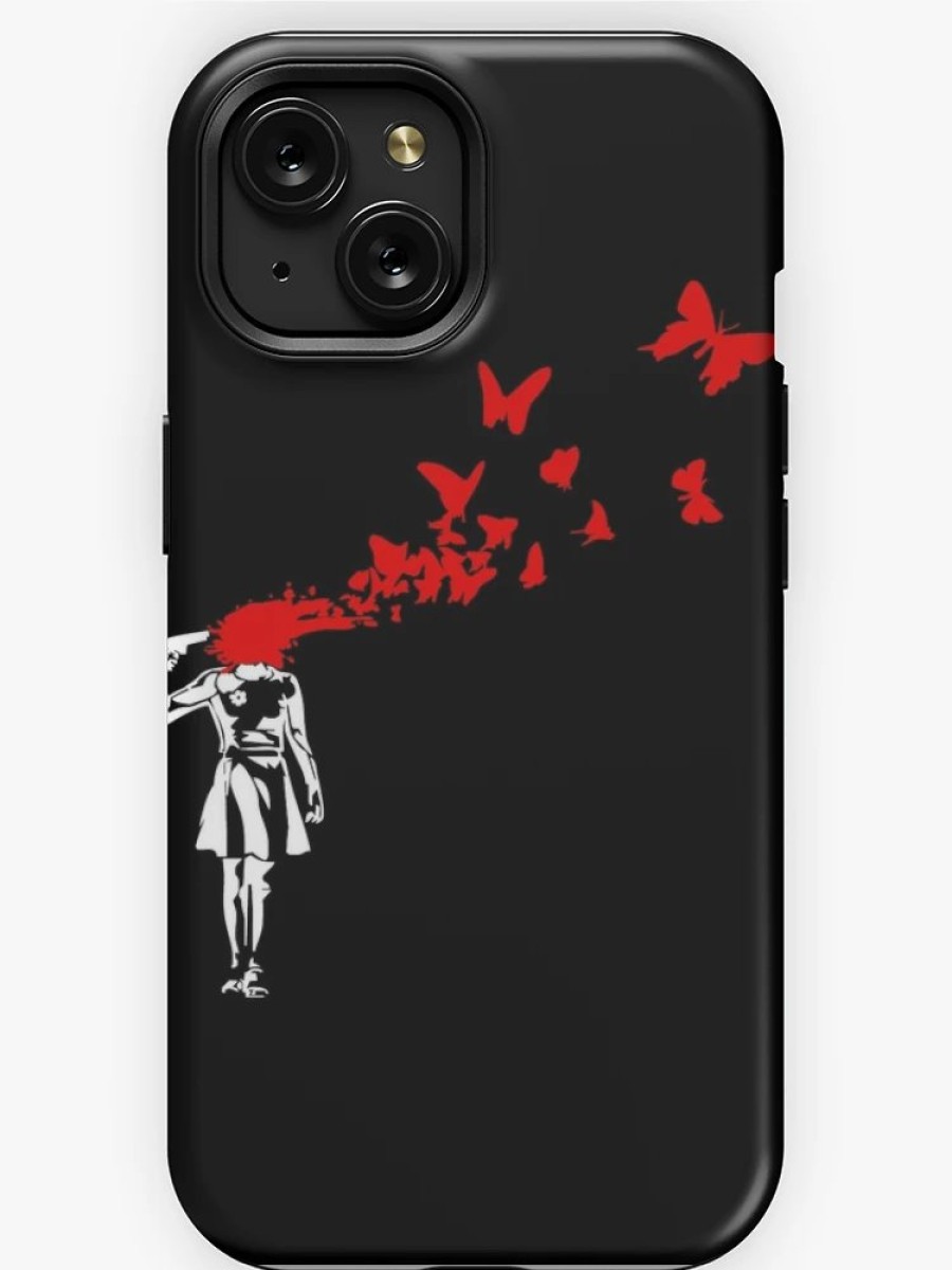 Redbubble Banksy - Girl Butterfly Iphone Case Online