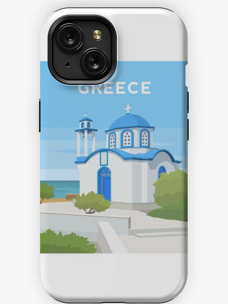 Redbubble Greece, Greek Island Church Iphone Case Online