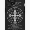 Redbubble Saint Benedict Medal With Prayer(On Black) Iphone Case Hot