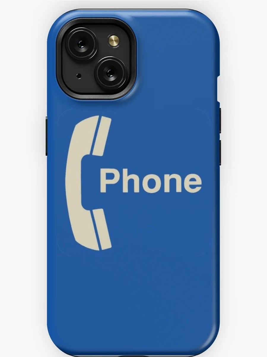 Redbubble Vintage Pay Phone Sign Iphone Case Hot