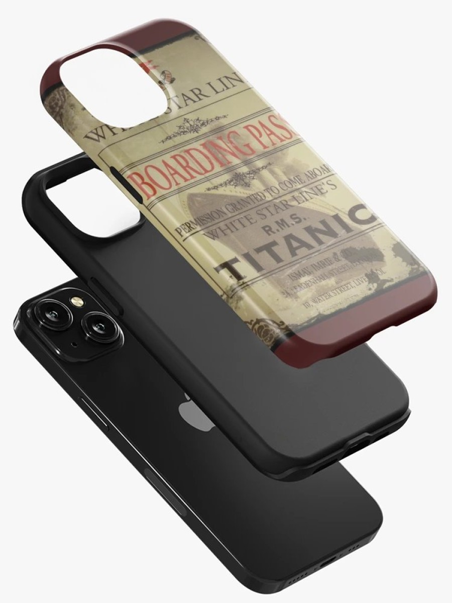 Redbubble Vintage Image Titanic Pass Iphone Case Wholesale