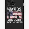 Redbubble I Stand For The Flag And Kneel For The Cross American Flag Iphone Case Online