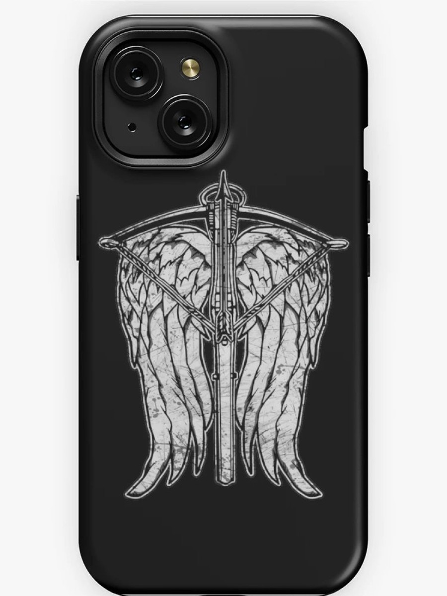 Redbubble Angel Wings And Crossbow (Dirty) Iphone Case New