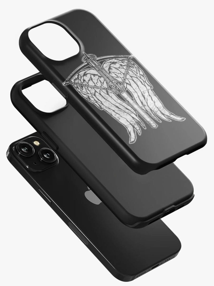 Redbubble Angel Wings And Crossbow (Dirty) Iphone Case New