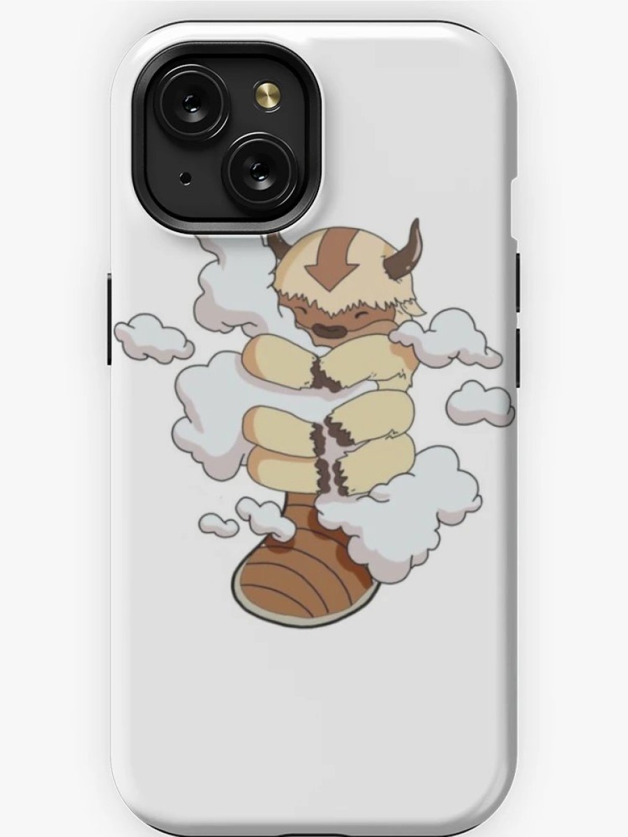 Redbubble Appa Cuddling Clouds - Avatar The Last Airbender Iphone Case Wholesale